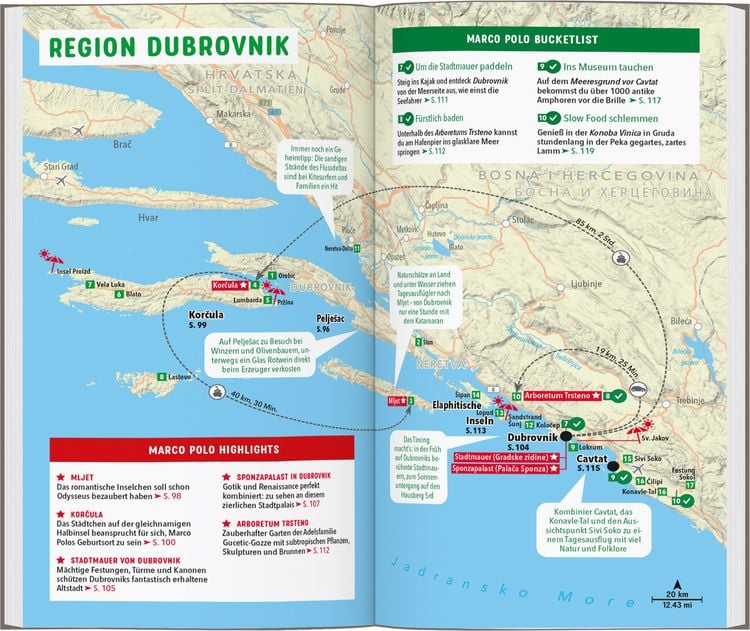 Produktbild: MARCO POLO Reisef&uuml;hrer Kroatische K&uuml;ste Dalmatien