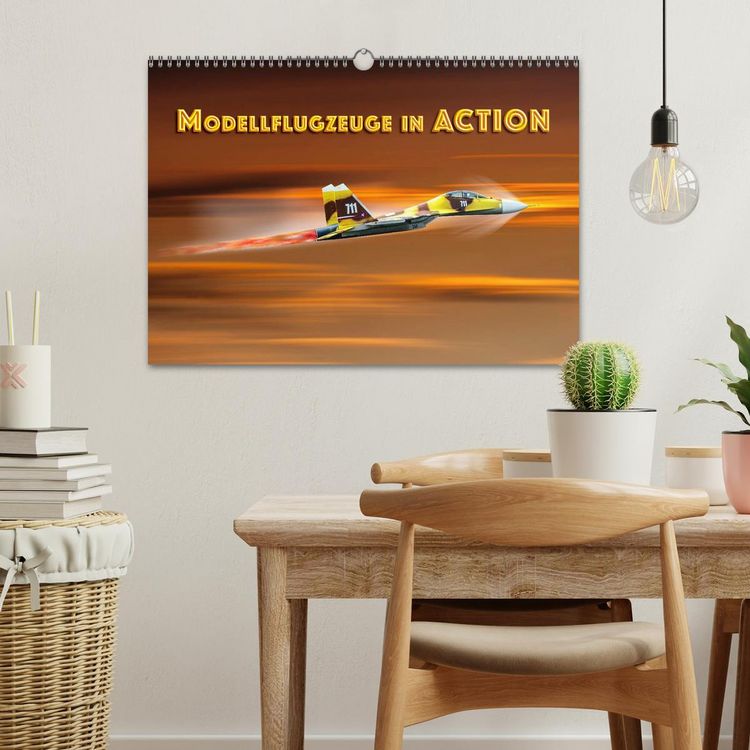 Produktbild: Modellflugzeuge in ACTION (Wandkalender 2026 DIN A3 quer), CALVENDO Monatskalender