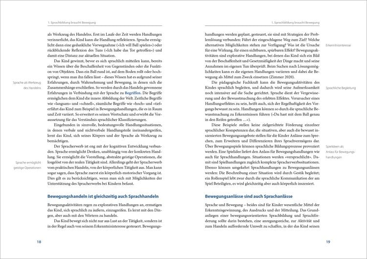 Produktbild: Handbuch Sprache und Bewegung