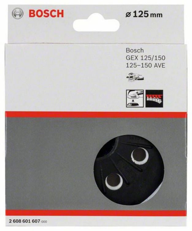 Produktbild: Bosch Accessories 2608601607 St&uuml;tzteller, 125 mm, mittelhart Durchmesser 125 mm