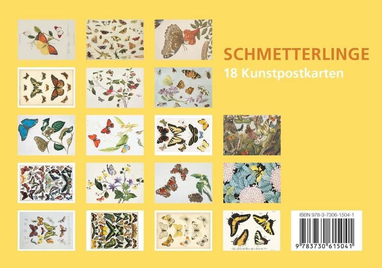 Produktbild: Postkarten-Set Schmetterlinge