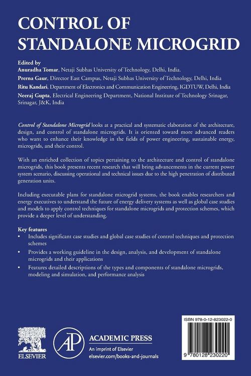 Produktbild: Control of Standalone Microgrid