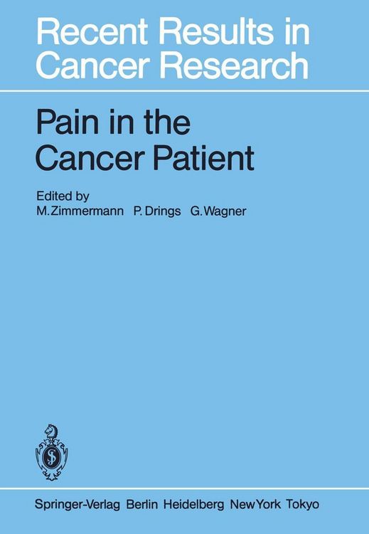 Produktbild: Pain in the Cancer Patient