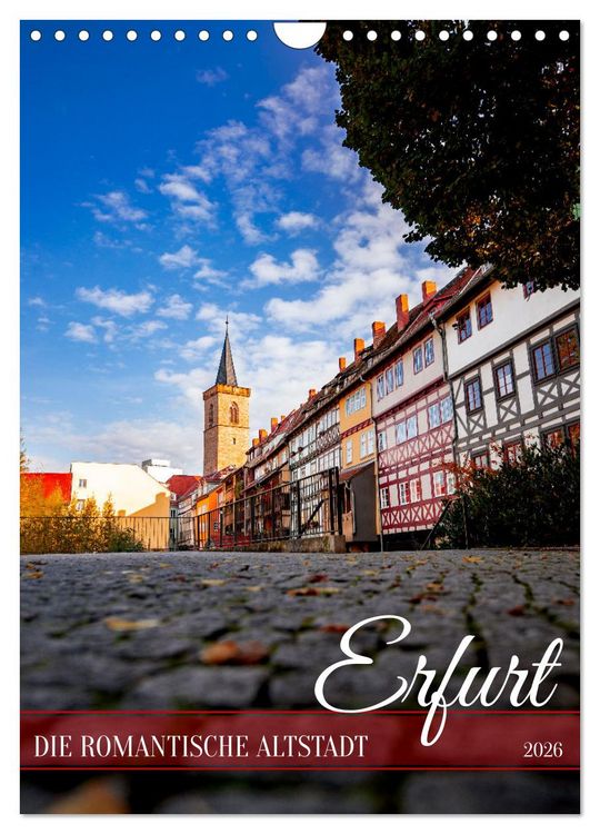 Produktbild: Erfurt - Die romantische Altstadt (Wandkalender 2026 DIN A4 hoch), CALVENDO Monatskalender