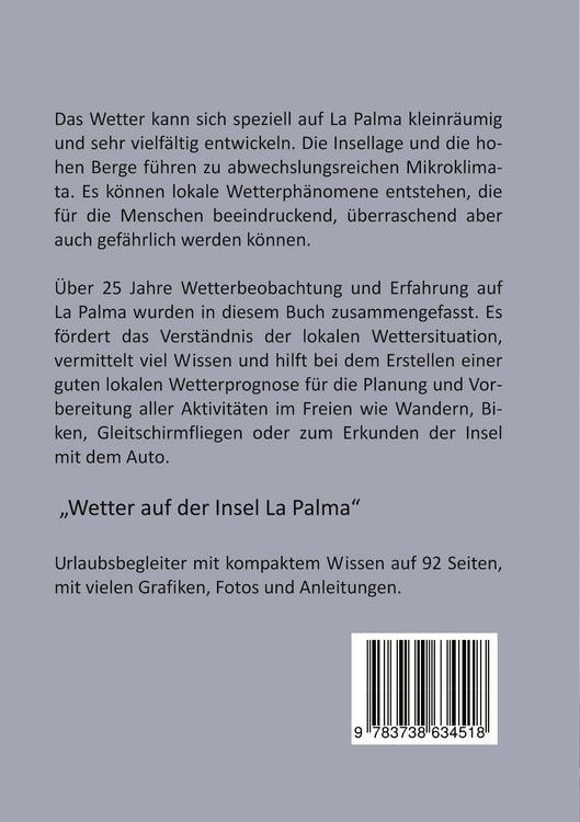 Produktbild: Wetter auf der Insel La Palma