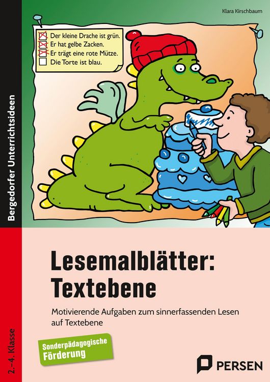 Produktbild: Lesemalbl&auml;tter: Textebene