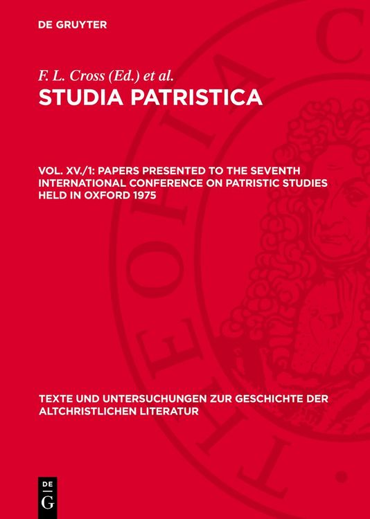Produktbild: Papers presented to the Seventh International Conference on Patristic Studies held in Oxford 1975