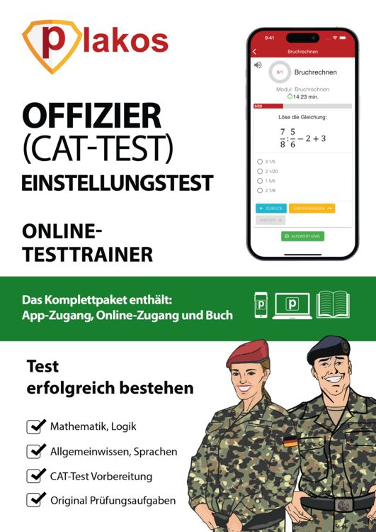 Produktbild: Offizier Einstellungstest (CAT Test)