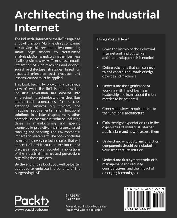 Produktbild: Architecting the Industrial Internet