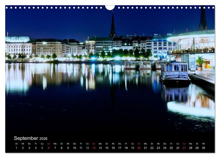 Produktbild: Charmantes Hamburg (Wandkalender 2026 DIN A3 quer), CALVENDO Monatskalender