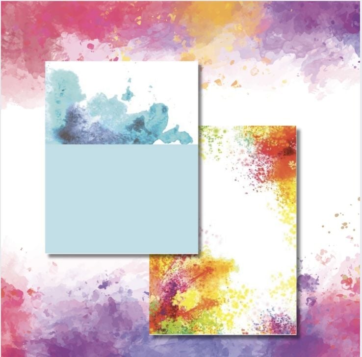 Produktbild: Design Paper Farbenpracht A6