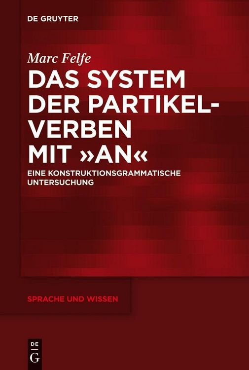 Produktbild: Das System der Partikelverben mit "an"