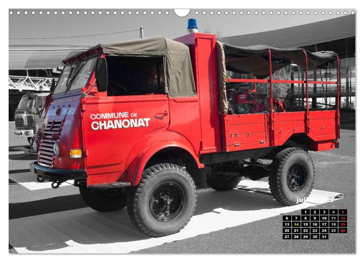 Produktbild: V&Eacute;HICULES de POMPIERS VINTAGE (Calendrier mural 2026 DIN A3 vertical), CALVENDO calendrier mensuel