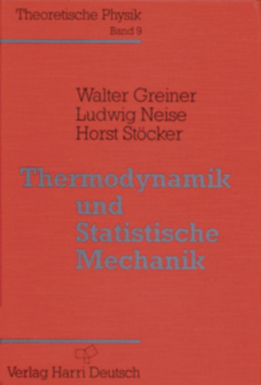 Produktbild: Thermodynamik und Statistische Mechanik