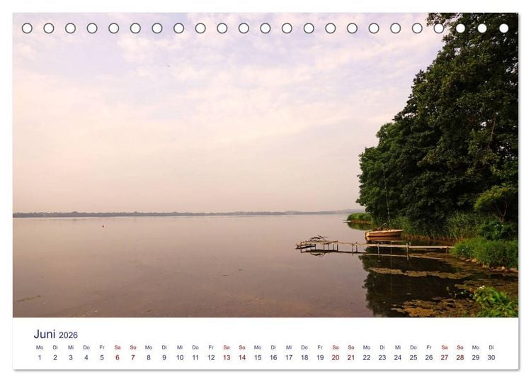 Produktbild: Radtouren ab Eckernf&ouml;rde (Tischkalender 2026 DIN A5 quer), CALVENDO Monatskalender