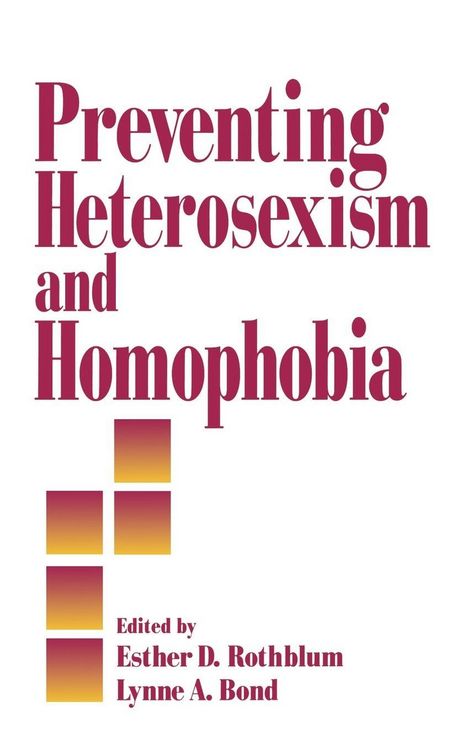 Produktbild: Preventing Heterosexism and Homophobia