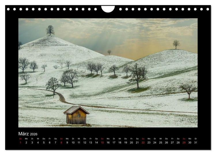 Produktbild: My Switzerland (Wandkalender 2026 DIN A4 quer), CALVENDO Monatskalender