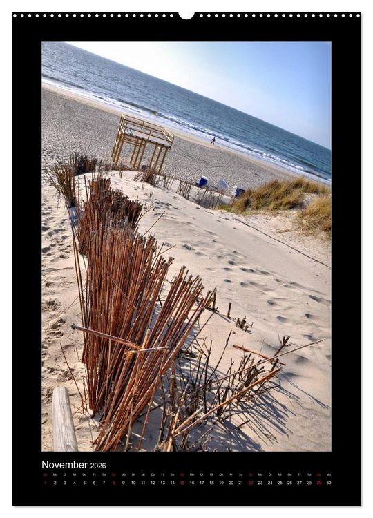 Produktbild: Sylt Impressionen (Wandkalender 2026 DIN A2 hoch), CALVENDO Monatskalender
