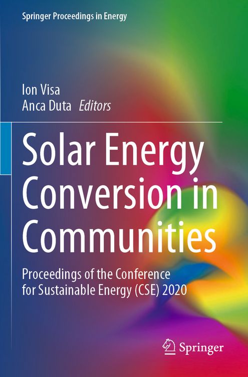 Produktbild: Solar Energy Conversion in Communities