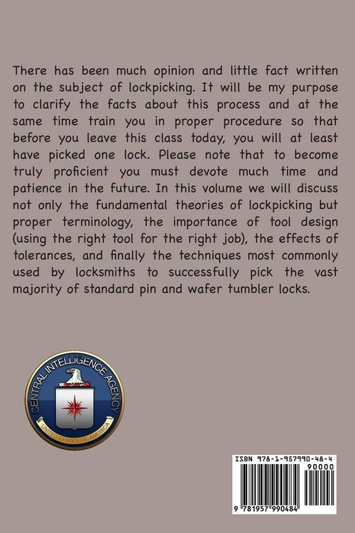 Produktbild: CIA Lock Picking