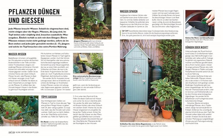 Grünes Gartenwissen. Kleine Gärten optimal gestaltet