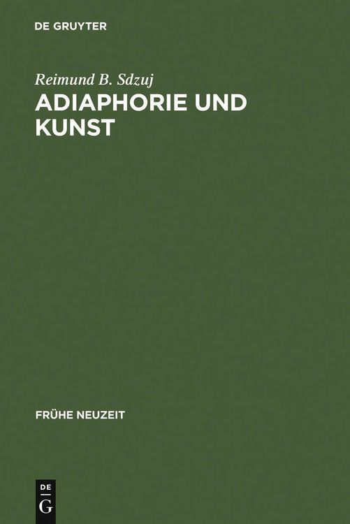 Produktbild: Adiaphorie und Kunst