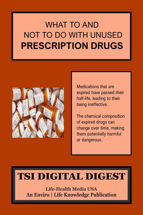 Produktbild: What To And What Not To Do With Unused Prescription Drugs