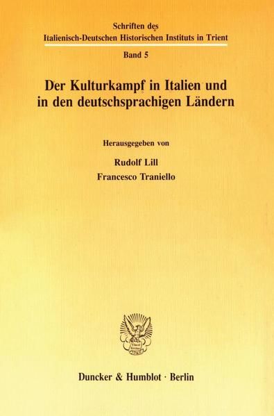 Produktbild: Der Kulturkampf in Italien und in den deutschsprachigen L&auml;ndern.