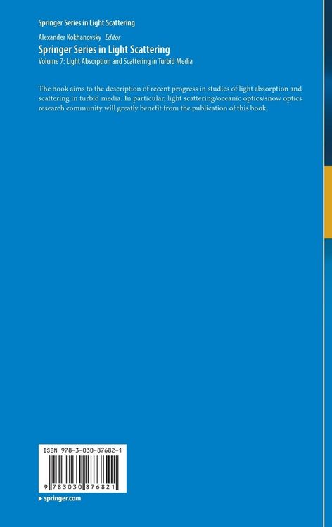 Produktbild: Springer Series in Light Scattering