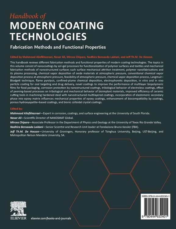 Produktbild: Handbook of Modern Coating Technologies