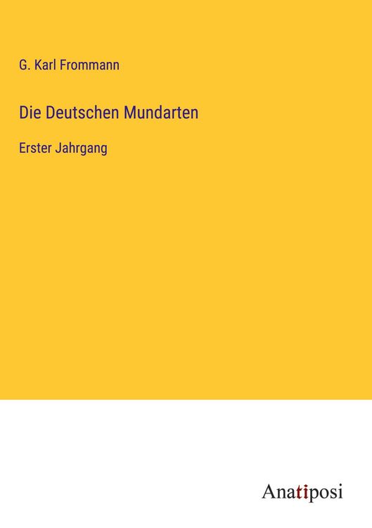 Produktbild: Die Deutschen Mundarten