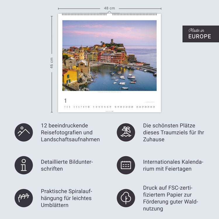 Produktbild: Lieblingsort Mittelmeer Kalender 2027