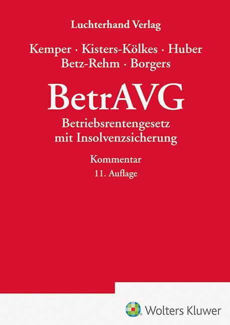 Produktbild: BetrAVG - Kommentar