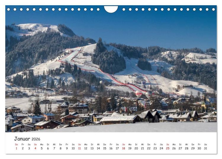 Produktbild: Kitzb&uuml;hel. Die Stadt im Herz der Alpen (Wandkalender 2026 DIN A4 quer), CALVENDO Monatskalender