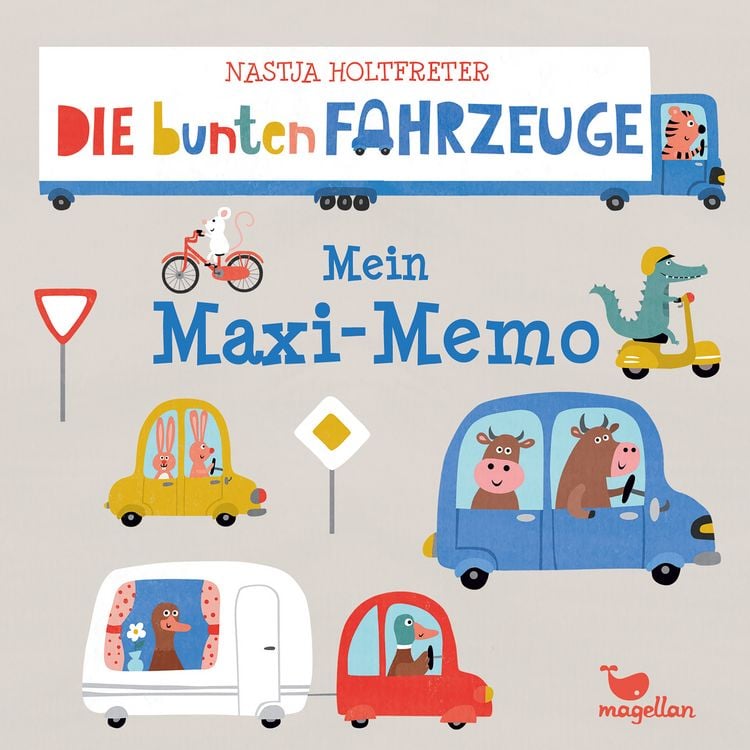 Produktbild: Die bunten Fahrzeuge - Mein Maxi-Memo