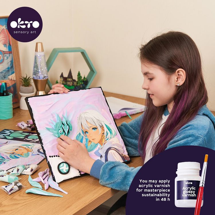 Produktbild: 3D Gem&auml;lde MANGA Luft