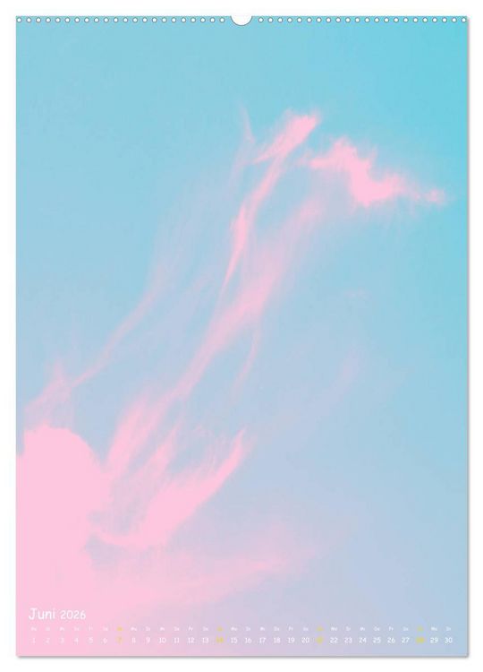 Produktbild: Aquarelle am Himmel (hochwertiger Premium Wandkalender 2026 DIN A2 hoch), Kunstdruck in Hochglanz