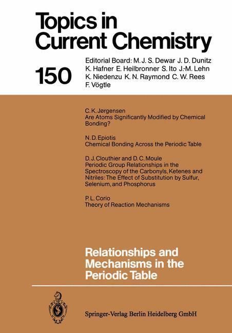 Produktbild: Relationships and Mechanisms in the Periodic Table