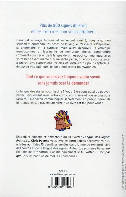 Produktbild: Manuel de la langue des signes