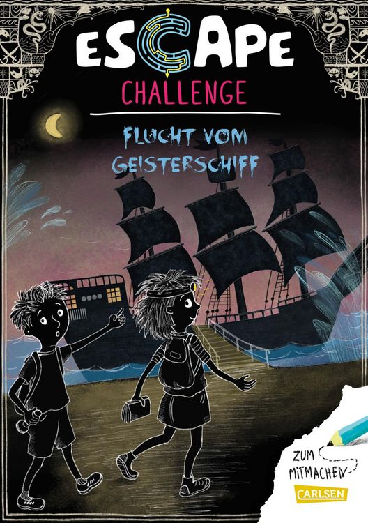 Produktbild: Escape-Buch f&uuml;r Grundschulkinder: Escape Challenge: Flucht vom Geisterschiff