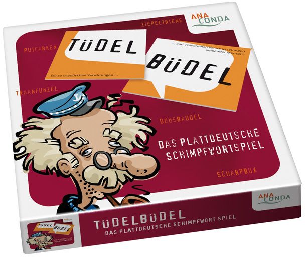 Produktbild: Anaconda 10299 - T&uuml;delb&uuml;del - Das plattdeutsche Schimpfwortspiel, Kartenspiel