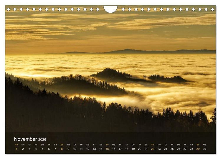 Produktbild: Faszination Schwarzwald (Wandkalender 2026 DIN A4 quer), CALVENDO Monatskalender