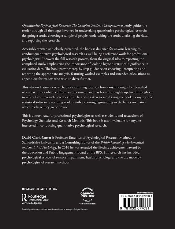 Produktbild: Quantitative Psychological Research