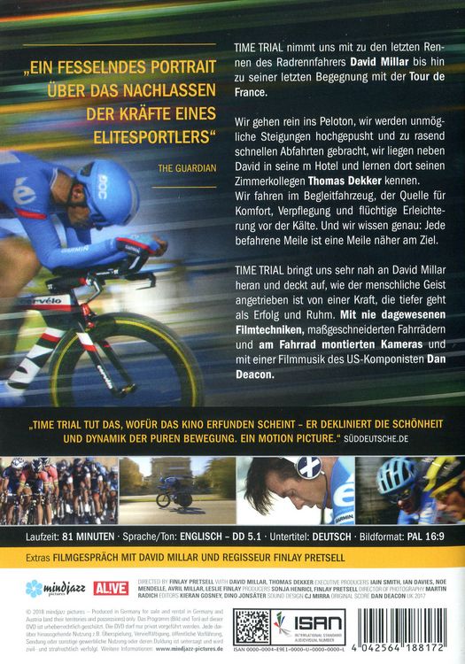 Produktbild: Time Trial - Die letzten Rennen des David Millar