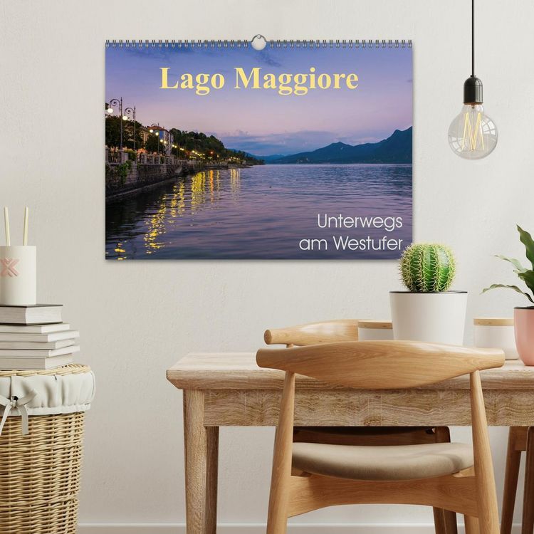 Produktbild: Lago Maggiore - Unterwegs am Westufer (Wandkalender 2026 DIN A3 quer), CALVENDO Monatskalender