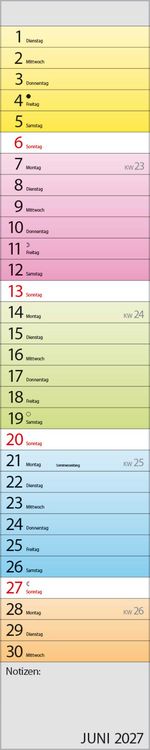 Produktbild: Planer Farbenspiel 2027
