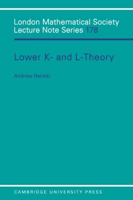 Produktbild: Lower K- and L-theory