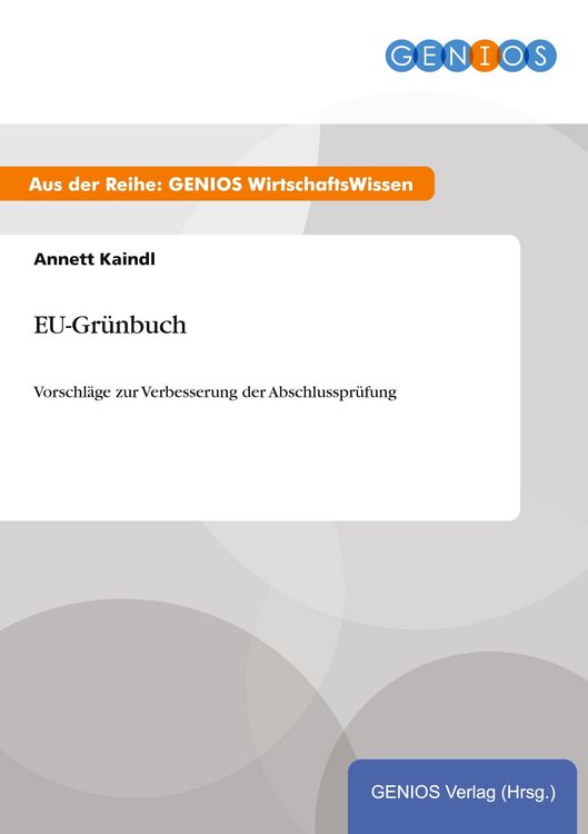 Produktbild: EU-Gr&uuml;nbuch