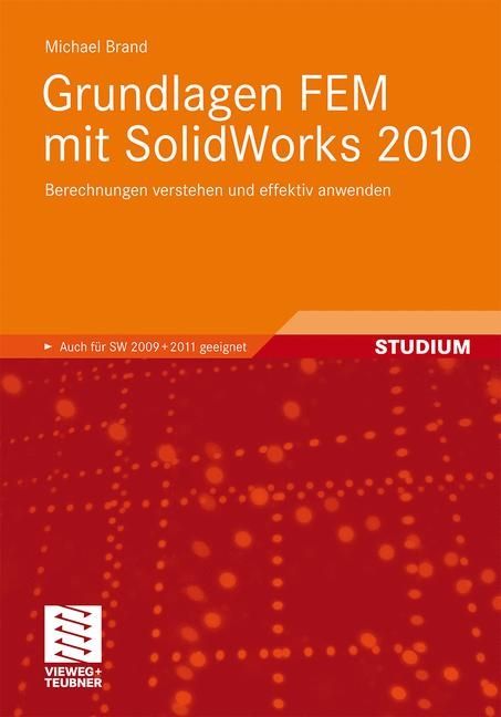 Produktbild: Grundlagen FEM mit SolidWorks 2010