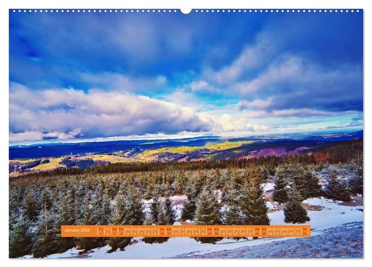 Produktbild: Unique Thuringian Forest (Wall Calendar 2026 DIN A2 landscape), CALVENDO 12 Month Wall Calendar